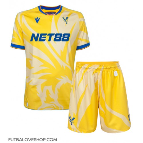 Dres Crystal Palace Preč pre deti 2024-25 Krátky Rukáv (+ trenírky)